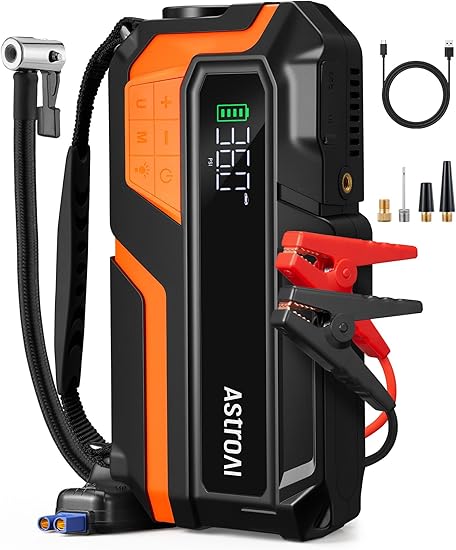 AstroAI M10 Jump Starter with Air Compressor
