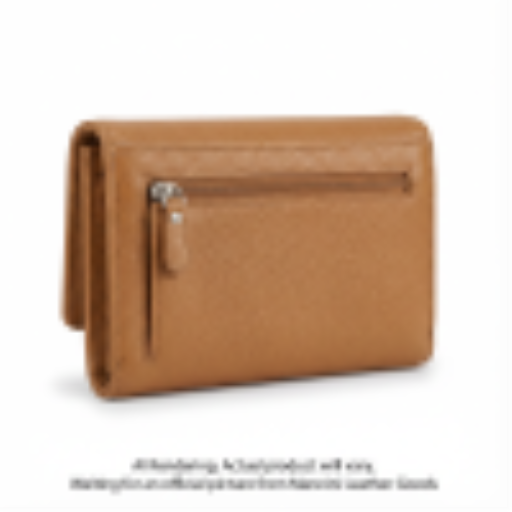 Porte-monnaie femme en cuir grainé RFID