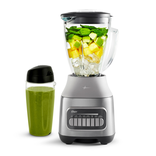 Oster 2143483 Blender mélangeur puissant ? moteur de 800 W et pichet Boroclass de 6 tasses