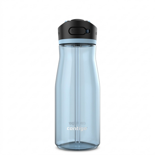 Pure, high-resolution hero shot of the Contigo Ashland 2.0 32oz water bottle in Glacier.