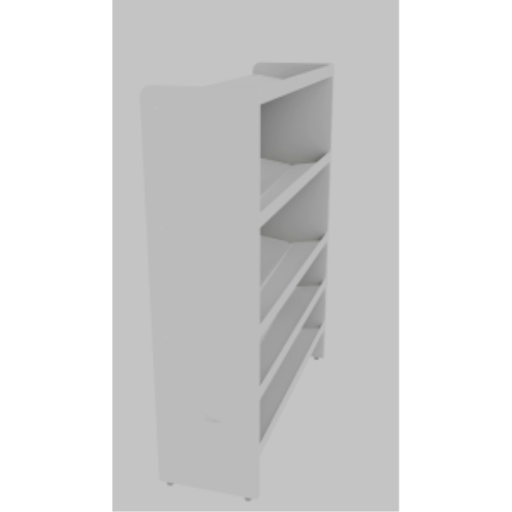 (CUSMA form attached) TITAN 5 Grey Shelf for TIT547-SILVER-WHITE