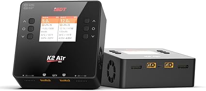 ISDT K2 Air Dual-Channel Smart RC Battery Charger, 200W AC / 500W DC