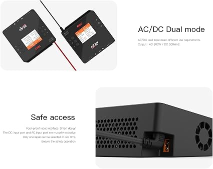 ISDT K2 Air Dual-Channel Smart RC Battery Charger, 200W AC / 500W DC