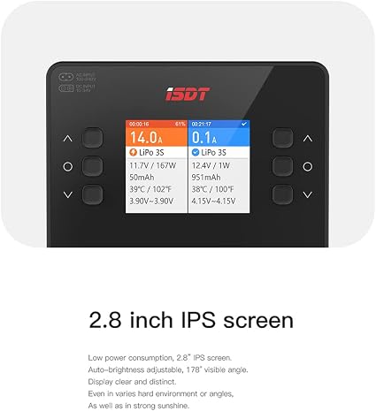 ISDT K2 Air Dual-Channel Smart RC Battery Charger, 200W AC / 500W DC