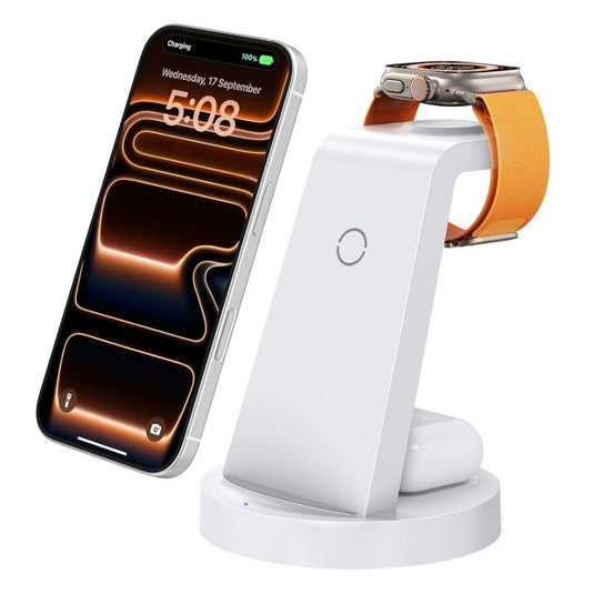 3-in-1 Wireless Charging Station for iPhone, AirPods & Apple Devices