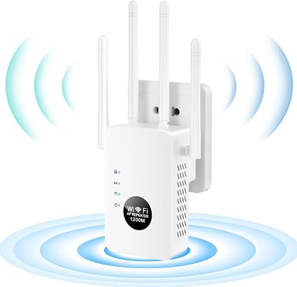Répéteur WiFi, Amplificateur de signal WiFi, 1200 Mbps