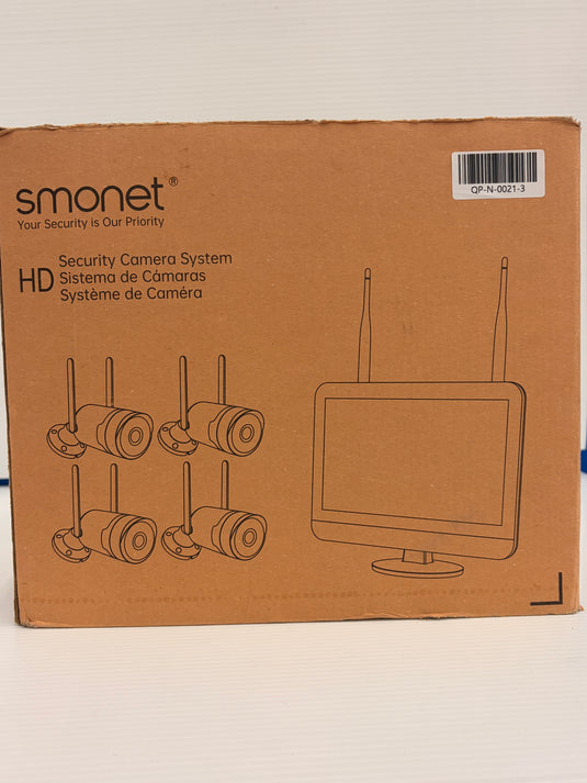 Smonet Wireless Security Cameras With 12" Monitor
