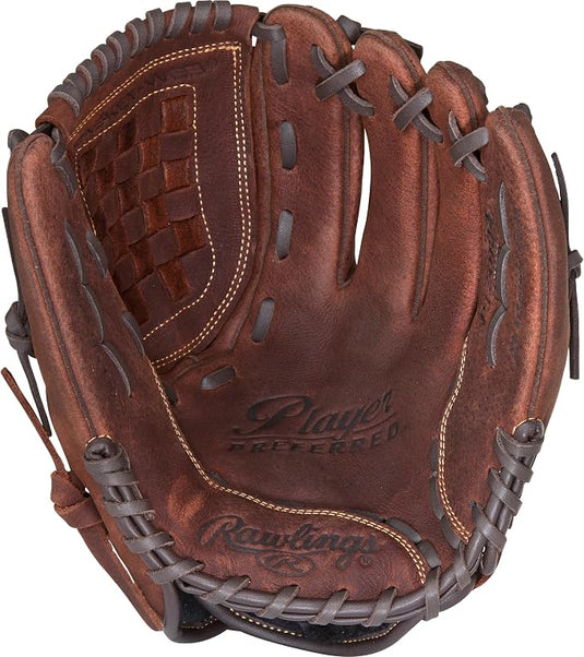 Rawlings Player Preferred Baseball Glove, Regular, Slow Pitch Pattern, Basket-Web