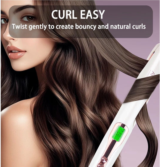 ANGENIL Pro Tourmaline Ceramic Twist Hair Straightener