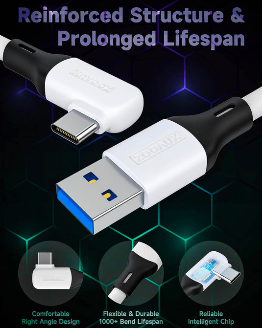 Câble USB C 3.2 Gen1 de charge rapide et de transfert de données PC