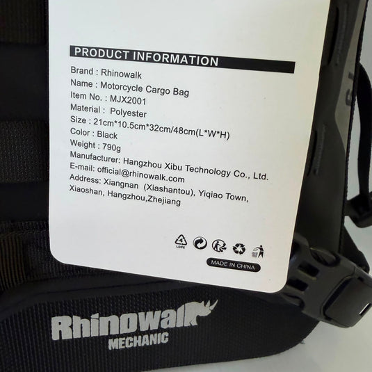 Rhinowalk Motorcycle Crash Bar Bag Waterproof Motorcycle Frame Bag Saddle Side Bag 6L with Shoulder