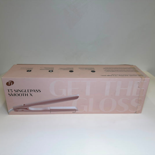 3 SinglePass Smooth X Professional Flat Iron with Extra-Long Ceramic Plates