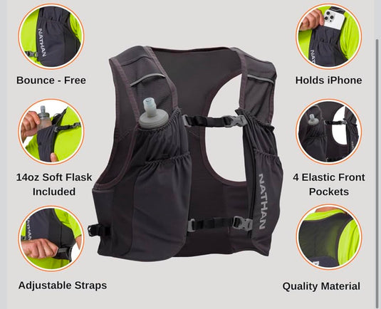 Nathan Pinnacle Featherlite 1.5L Hydration Vest for Running