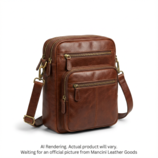 SAC POUR HOMME À DOUBLE FERMETURE ÉCLAIR SUPÉRIEURE
