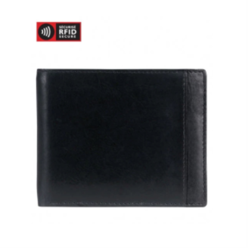 Portefeuille homme Casablanca avec porte-cartes amovible noir