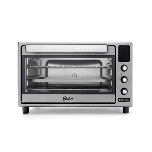 Oster 2210052 Four grille-pain numérique à friteuse à air chaud – Polyvalence 10-en-1 avec une capacité de 25 L
