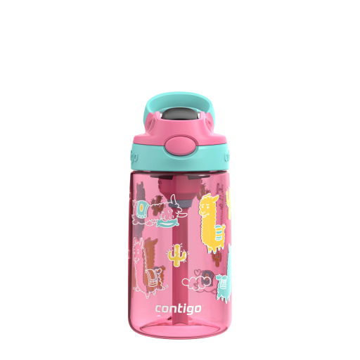 Contigo 14 oz Autospout Azalea Jade Llama - Plastique