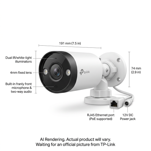 VIGI 4MP Outdoor ColorPro Bullet Network Camera
