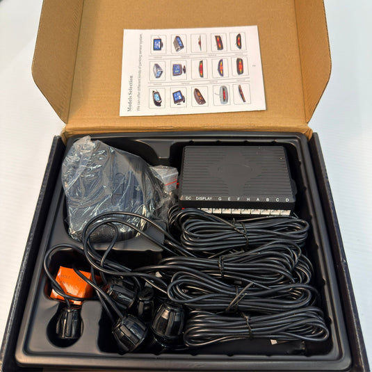 Motoforti Auto Vehicle Reverse Backup Radar System Reverse 8 Parking Sensor