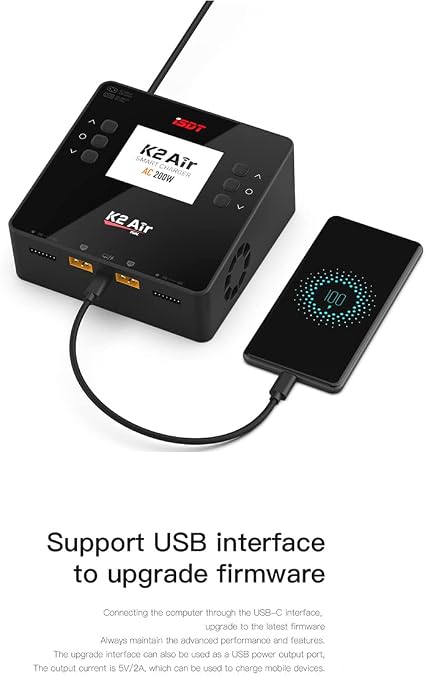 ISDT K2 Air Dual-Channel Smart RC Battery Charger, 200W AC / 500W DC