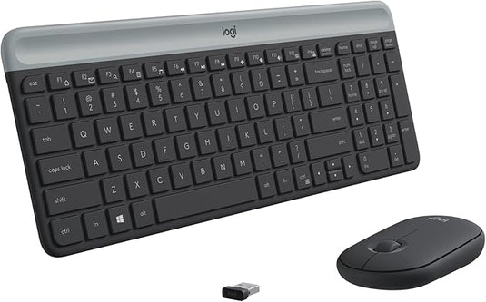 Ensemble clavier et souris sans fil minces Logitech MK470