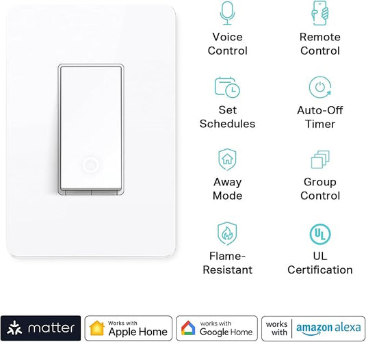 Interrupteur mural connecté Wi-Fi Kasa de TP-Link