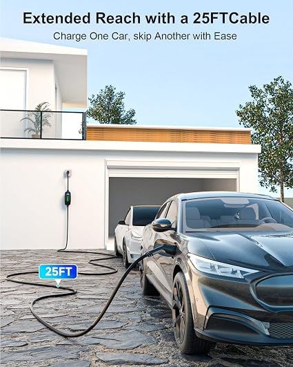 Chargeur EVDANCE EV Niveau 1 - Chargeur portable J1772 pour la maison