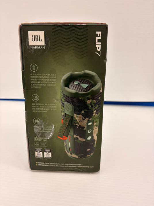 JBL Flip 7 - Portable Waterproof and Drop-Proof Speaker- Squad