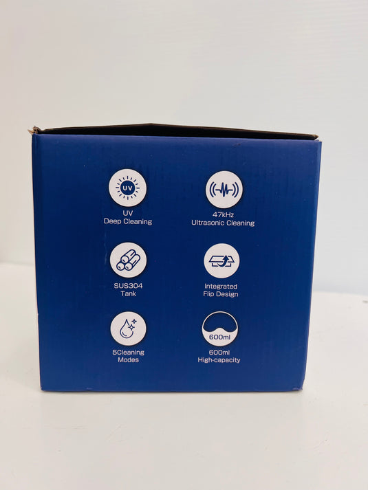 47kHz Ultrasonic Jewelry Cleaner, 600ml Ultrasonic Retainer Cleaner Machine