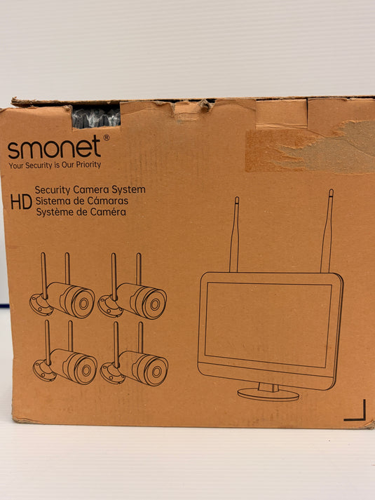 Smonet Wireless Security Cameras With 12" Monitor
