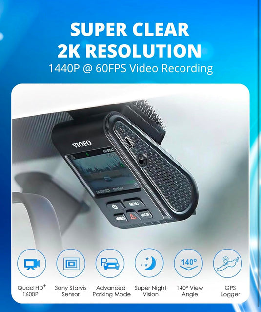 VIOFO A119 V3 Dash Cam 2K