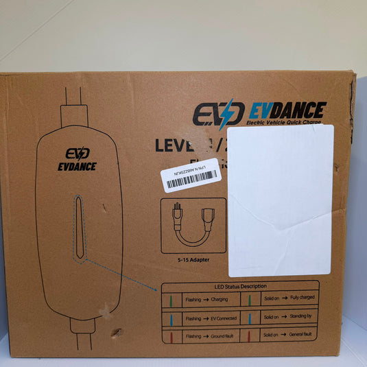 Chargeur EVDANCE EV Niveau 1 - Chargeur portable J1772 pour la maison