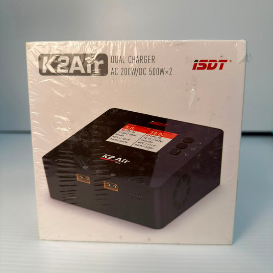 ISDT K2 Air Dual-Channel Smart RC Battery Charger, 200W AC / 500W DC